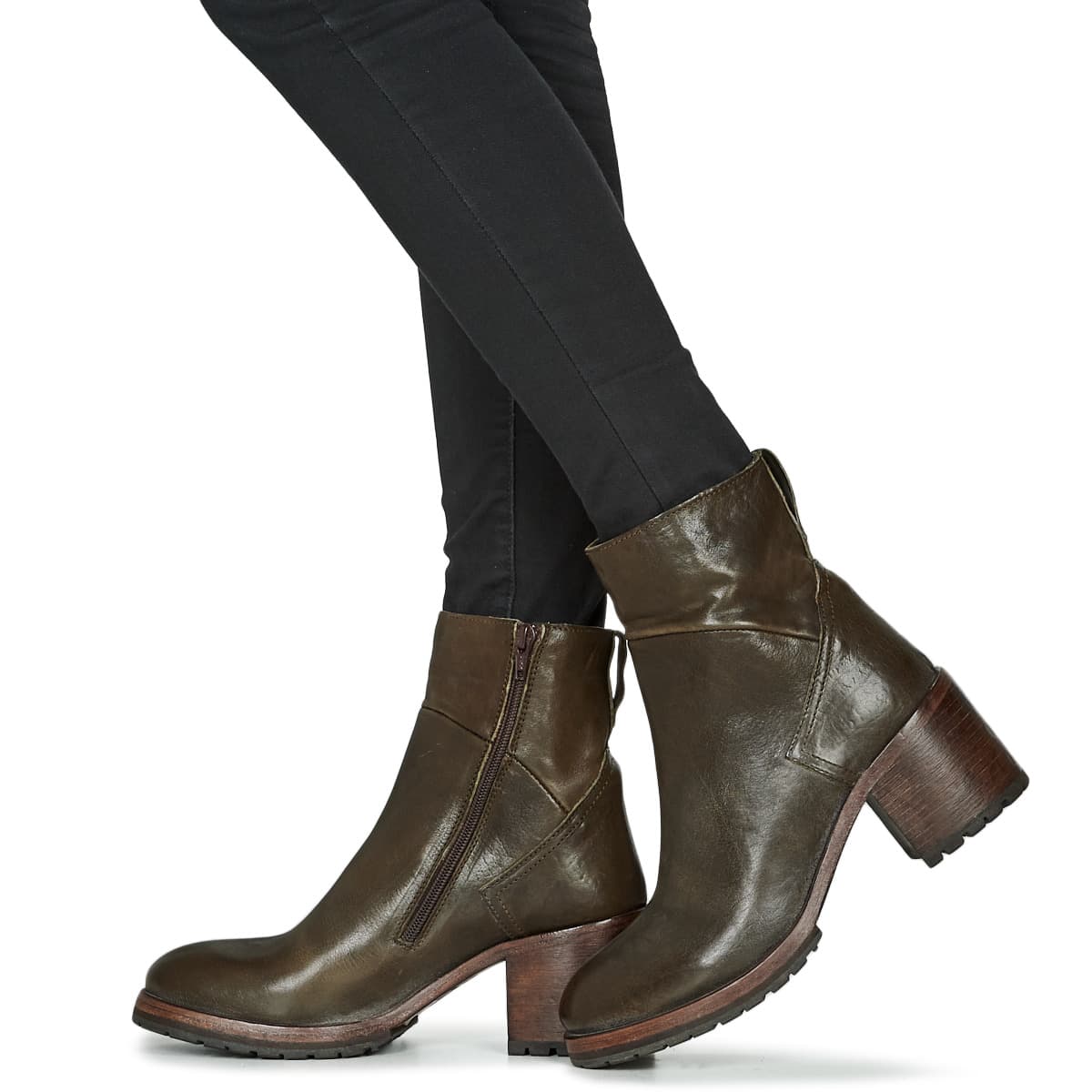 Women's Ankle Boots Moma Khaki