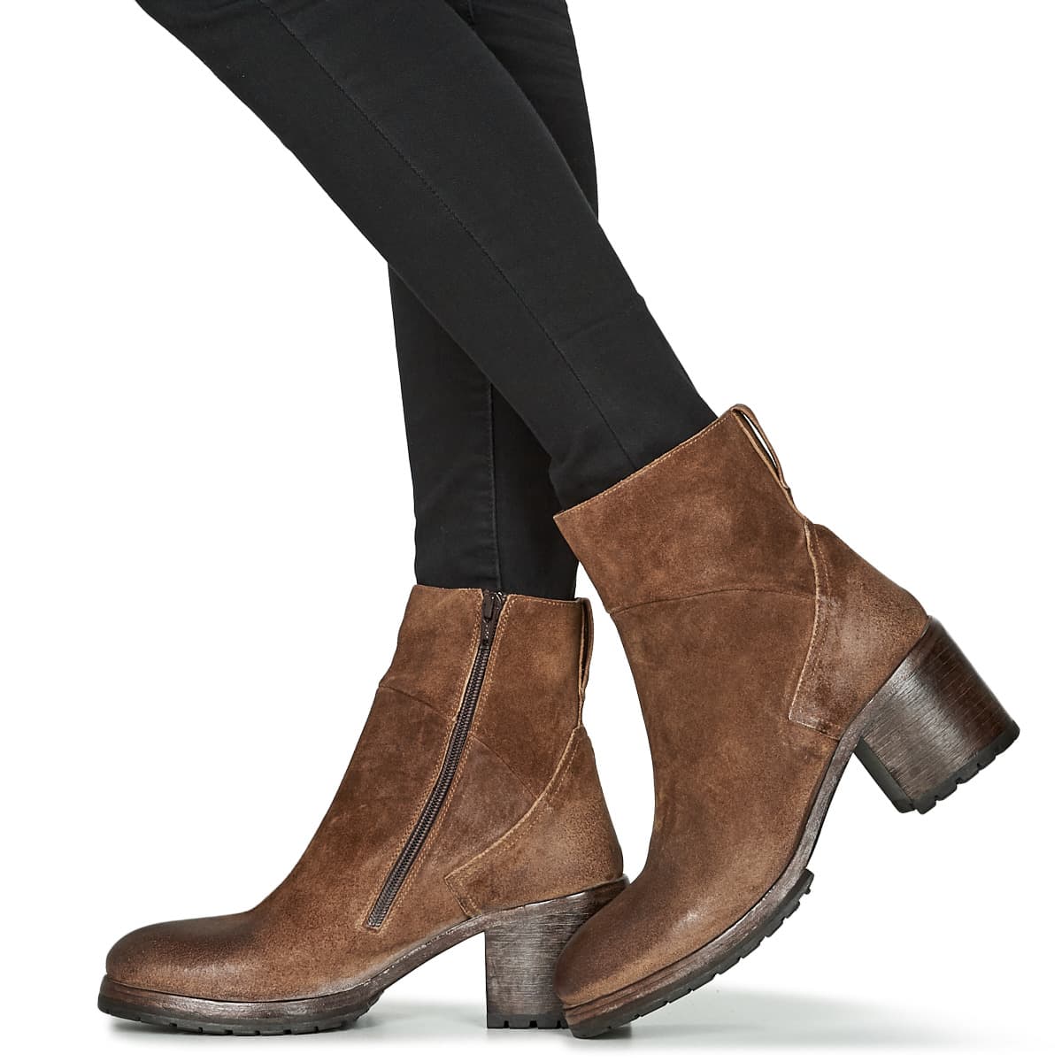 Women's Ankle Boots Moma Brown
