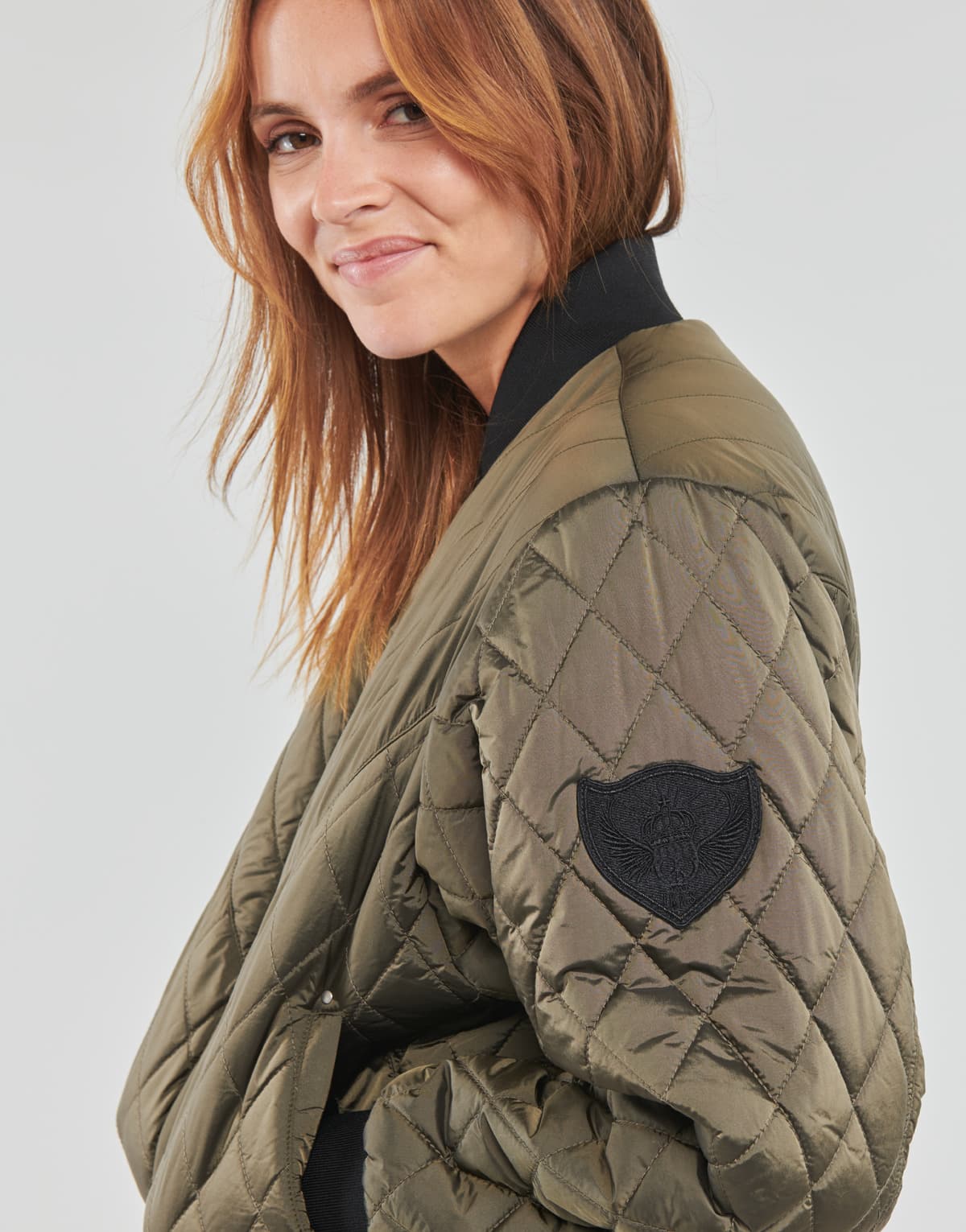 Women's Jackets Ikks Khaki
