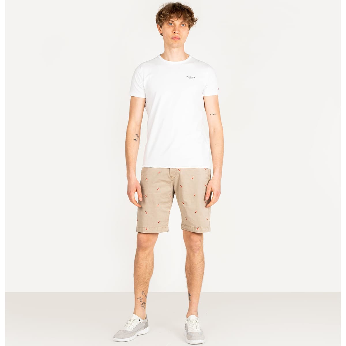 Men's Shorts Pepe Jeans Beige