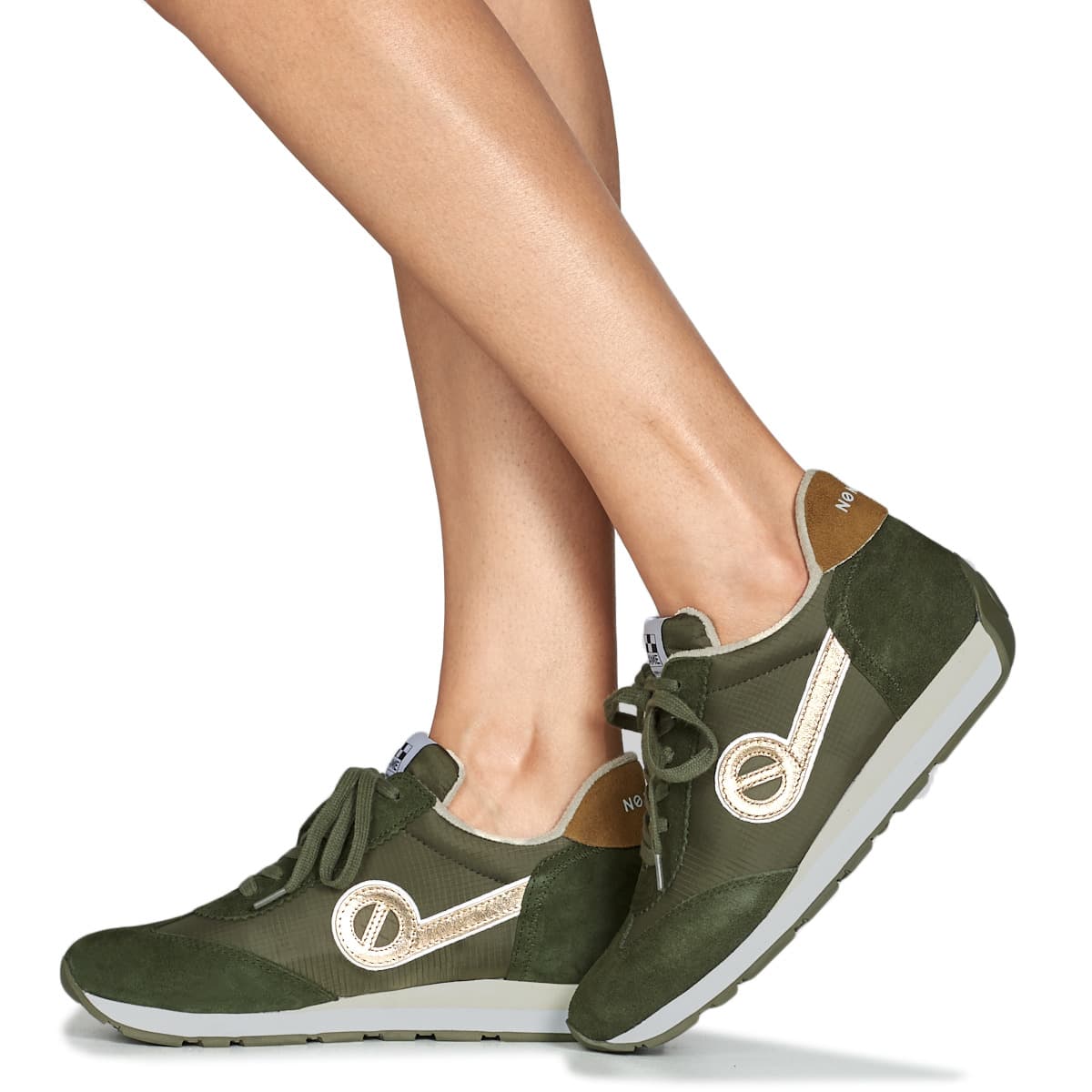Women's Sneakers No Name Khaki