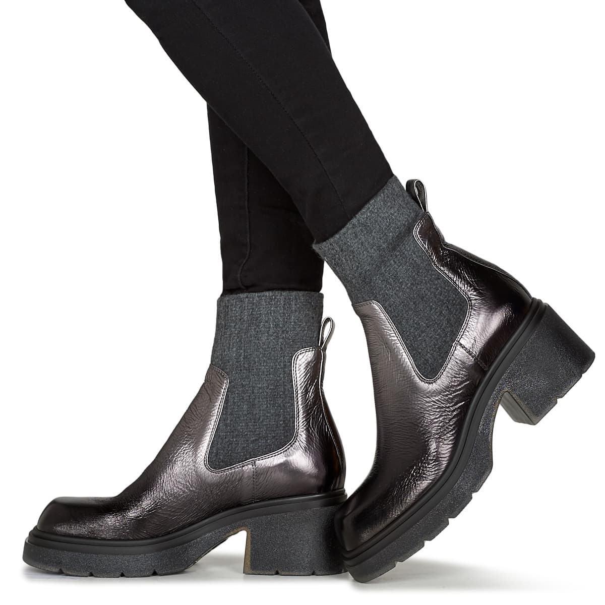 Women's Ankle Boots Fru.it Silver
