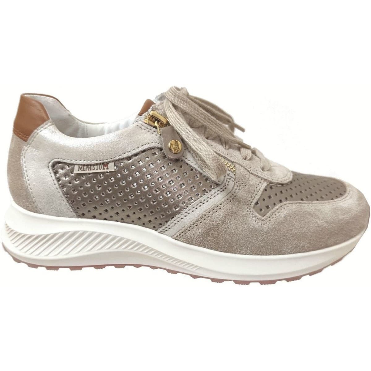 Women's Sneakers Mephisto Beige