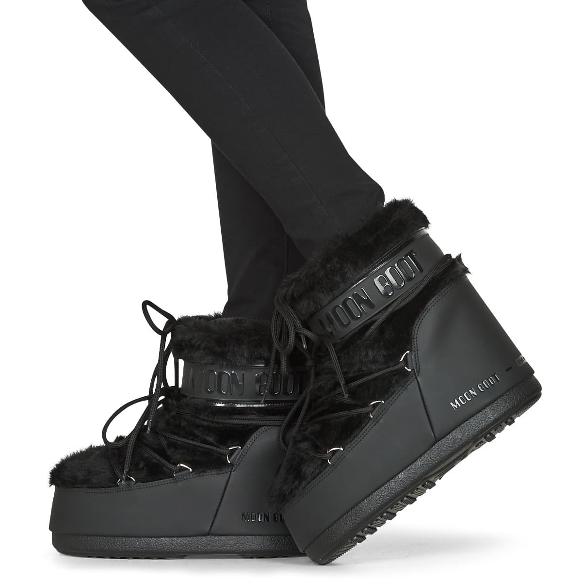 Women's Outdoor Shoes Moon Boot Black