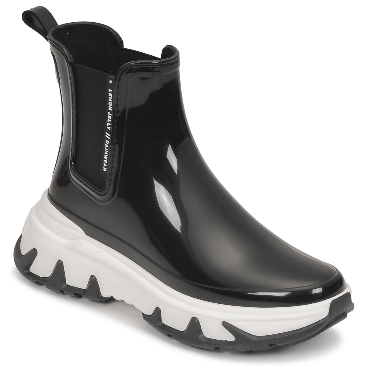 Women's Wellington Boots Lemon Jelly Black