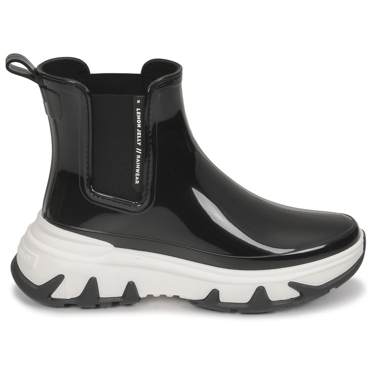 Women's Wellington Boots Lemon Jelly Black