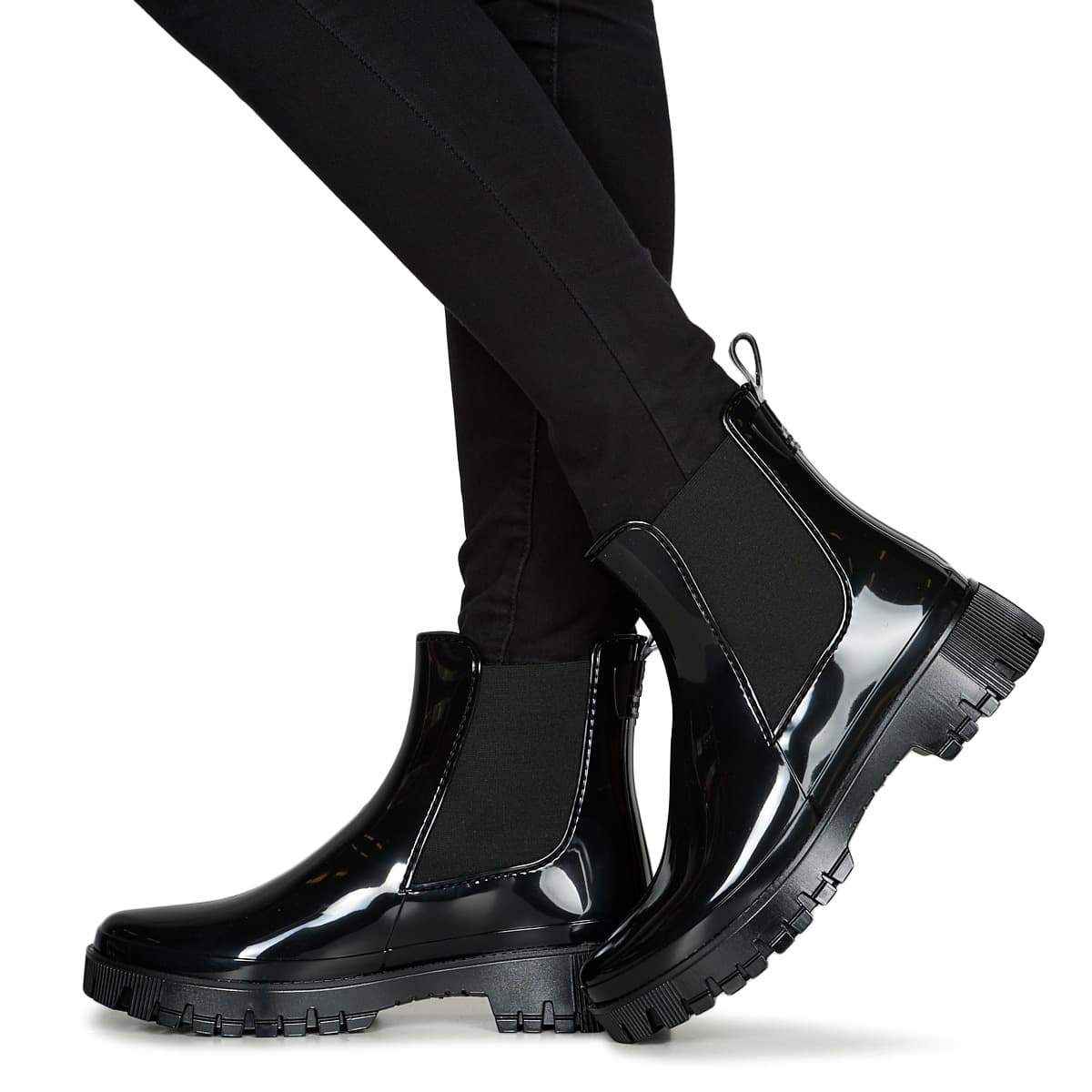 Women's Wellington Boots Lemon Jelly Black