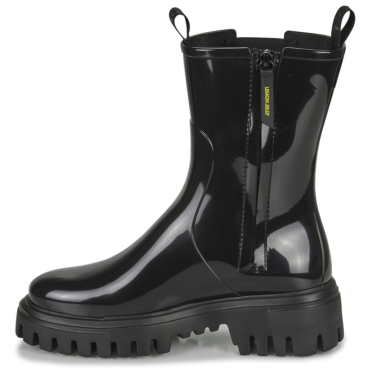 Women's Wellington Boots Lemon Jelly Black