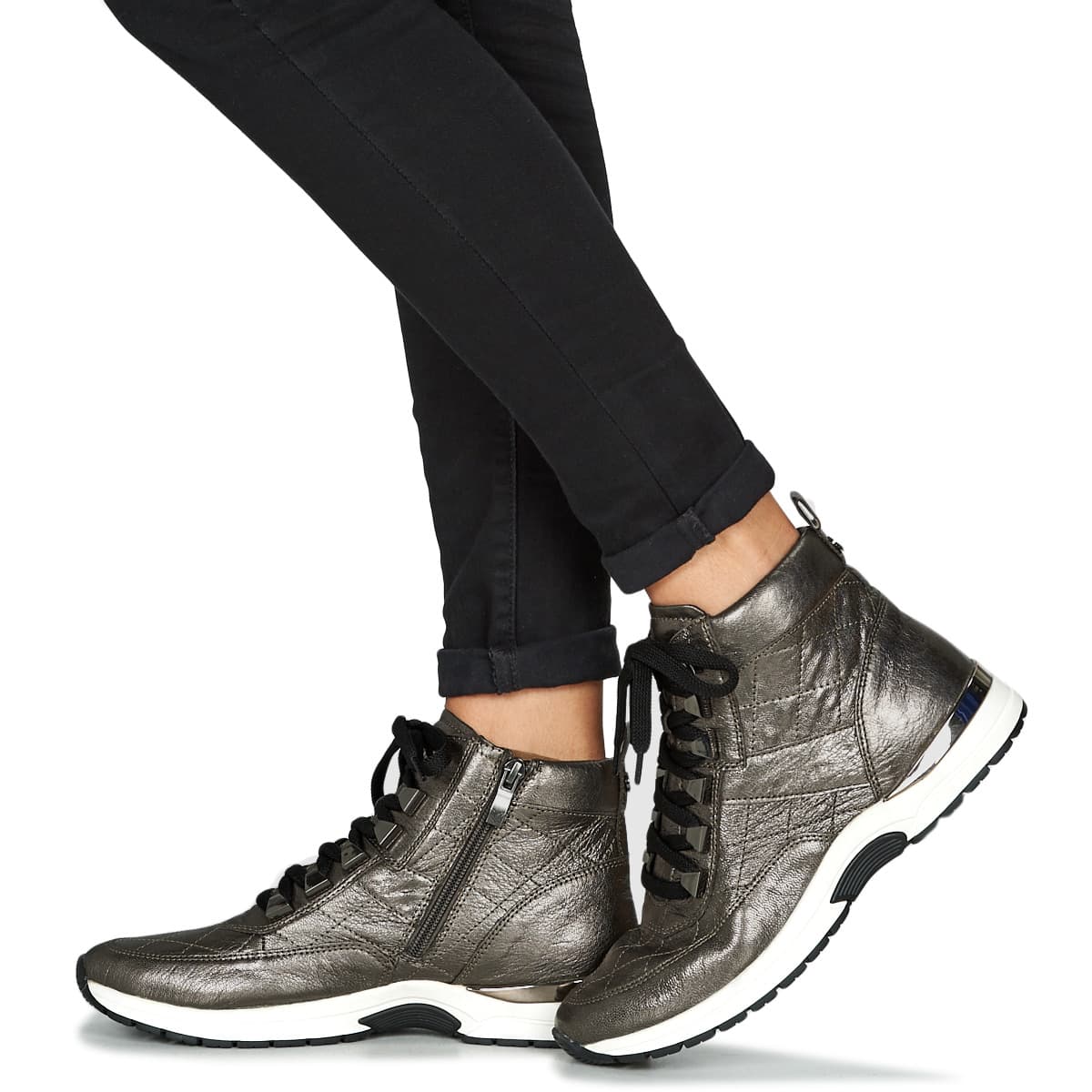 Women's Boots Caprice Silver