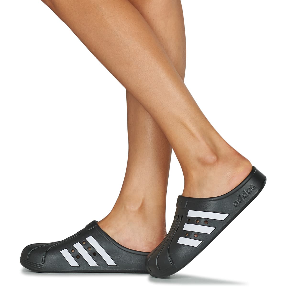 Women's Flip Flops adidas Black