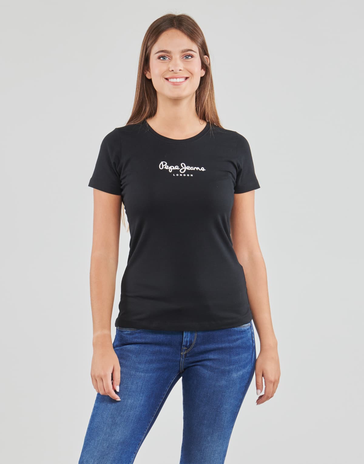 Women's T-Shirts Pepe Jeans Black