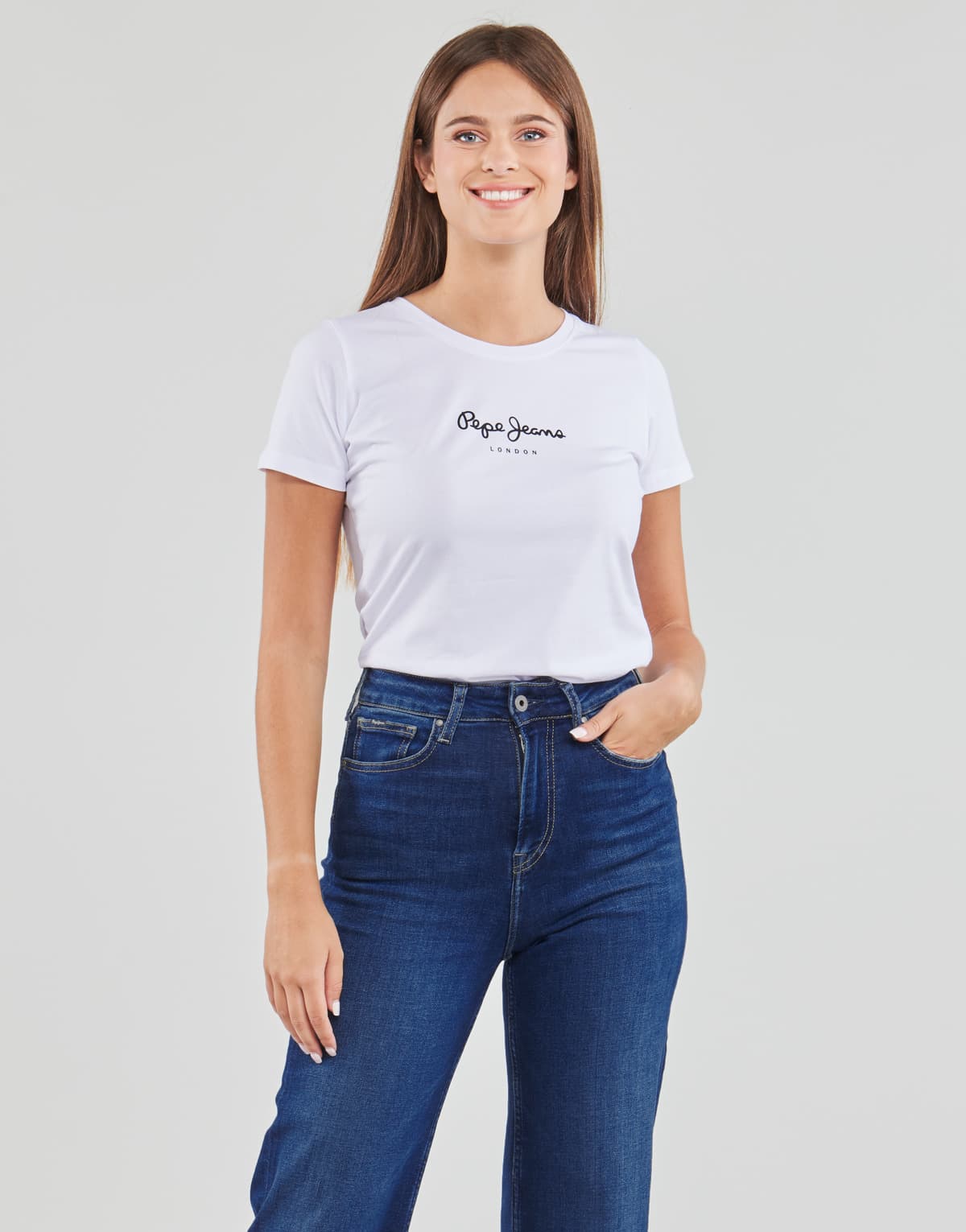 Women's T-Shirts Pepe Jeans White