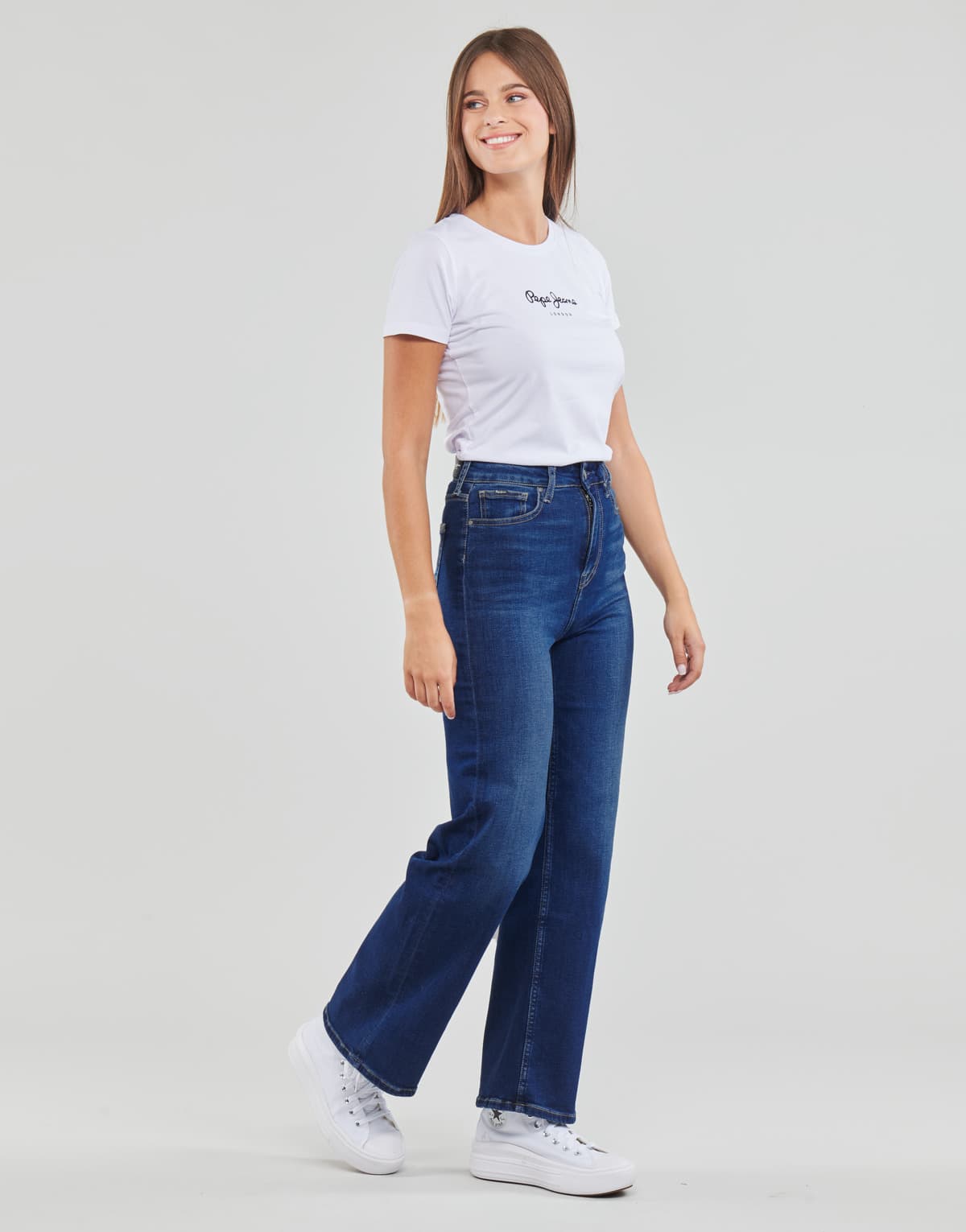 Women's T-Shirts Pepe Jeans White