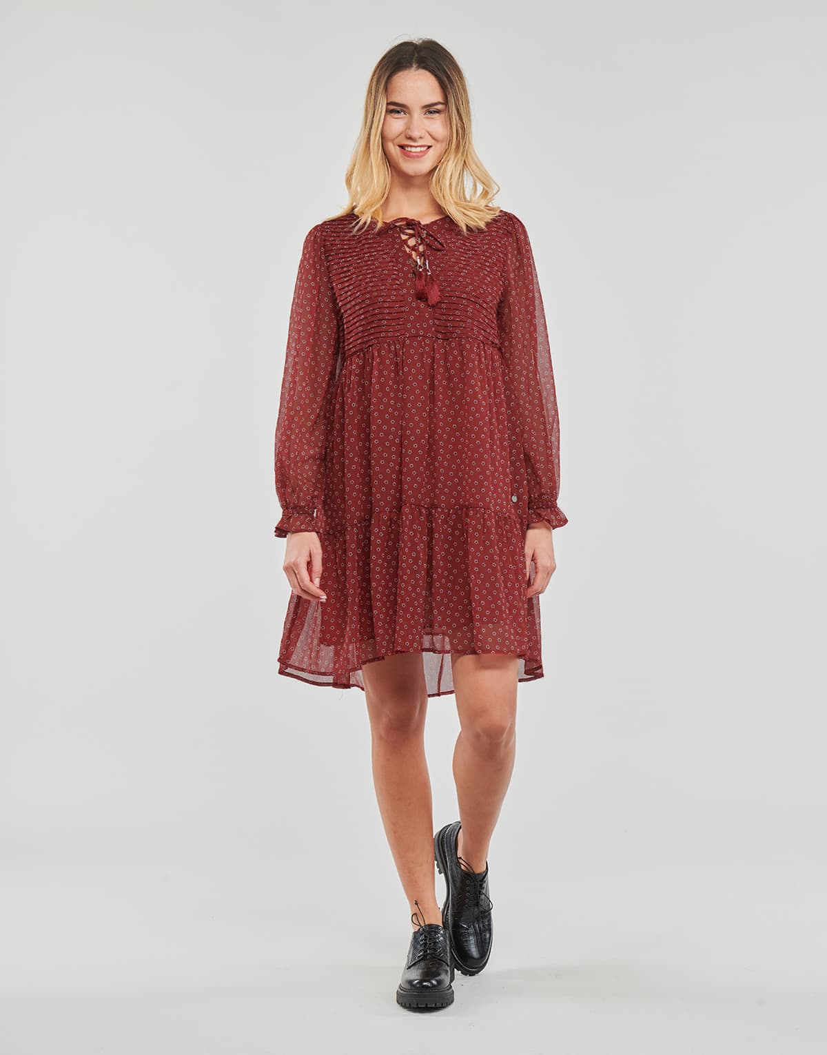 Women's Dresses Pepe Jeans Red