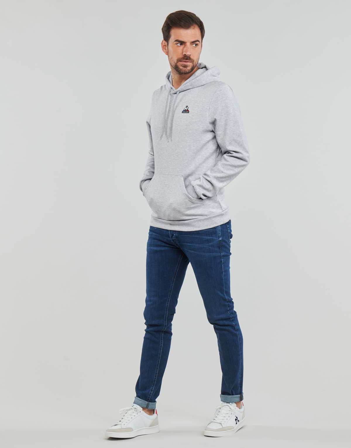 Men's Sports Hoodies & Sweatshirts Le Coq Sportif Gray