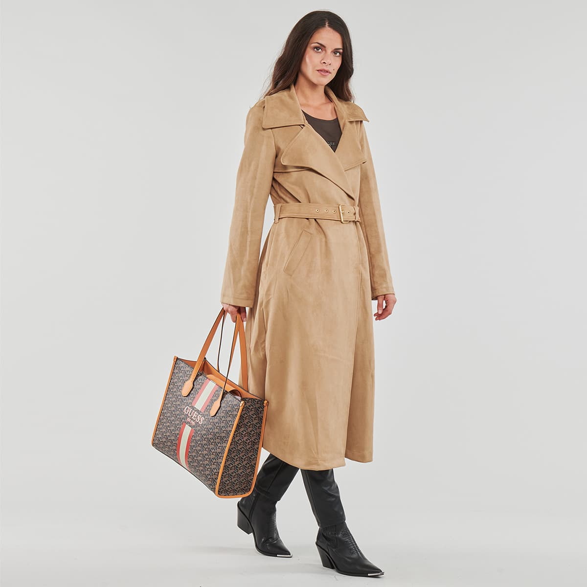 Women's Tote Bags Guess Brown