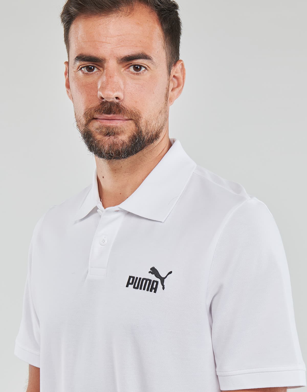 Men's Polo Shirts Puma White