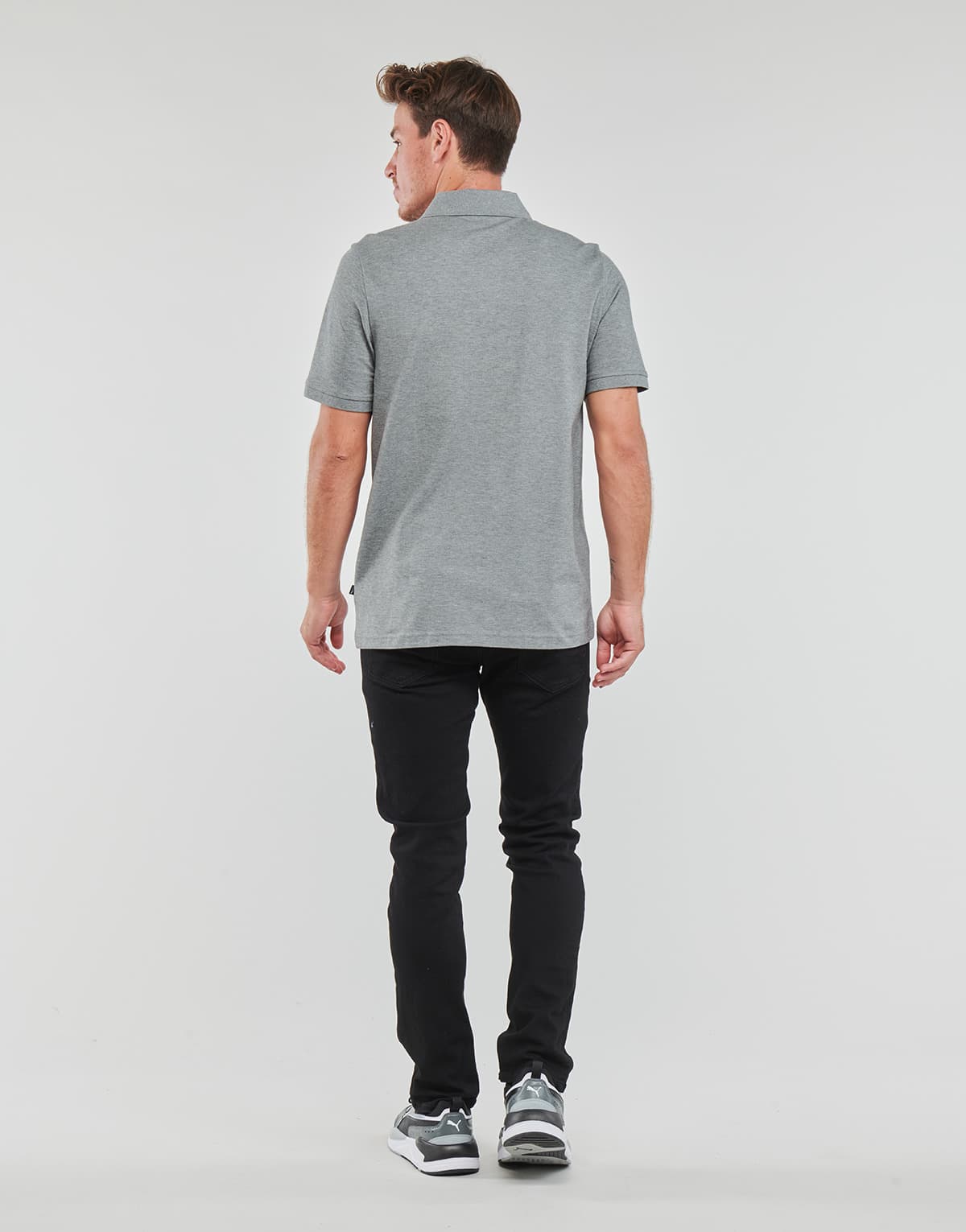 Men's Polo Shirts Puma Gray