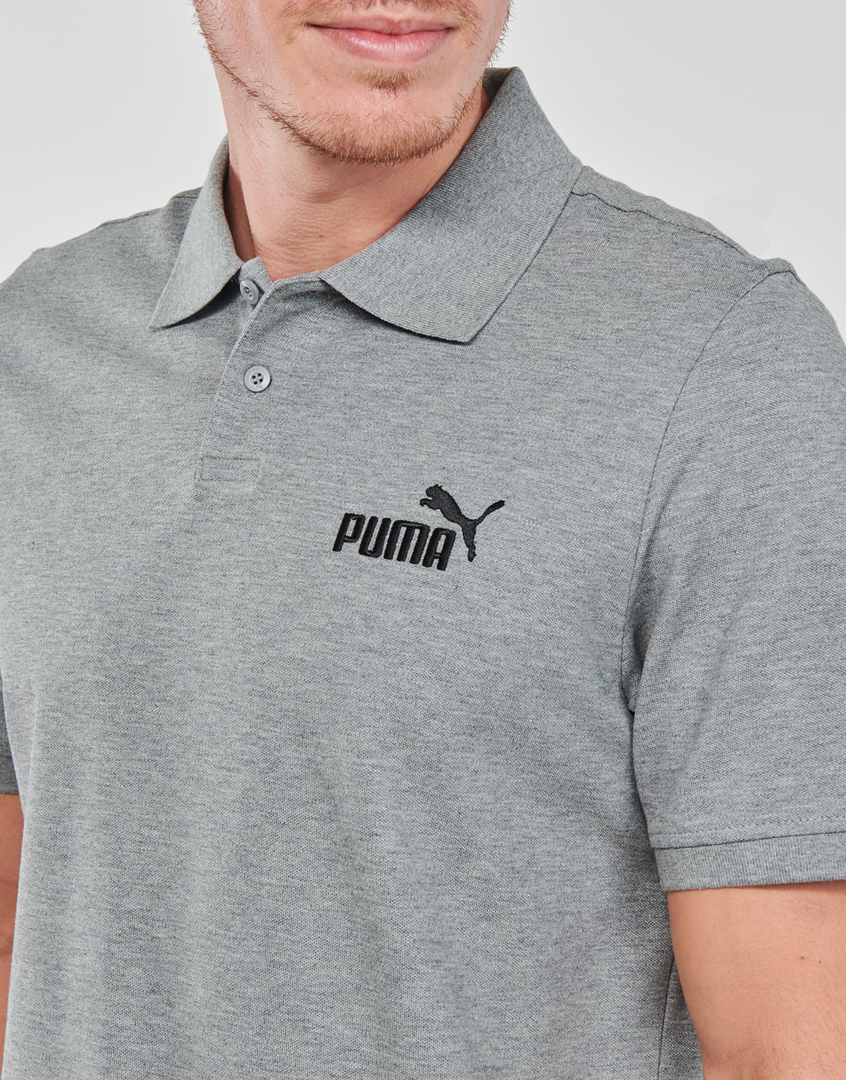 Men's Polo Shirts Puma Gray