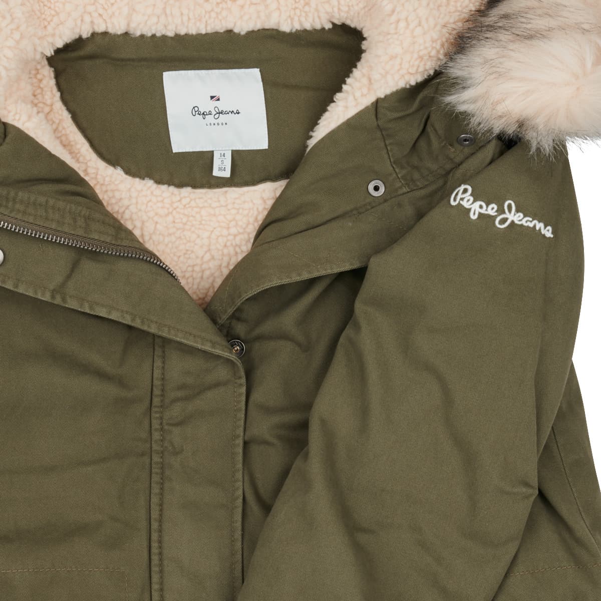 Girls' Parkas Pepe Jeans Khaki