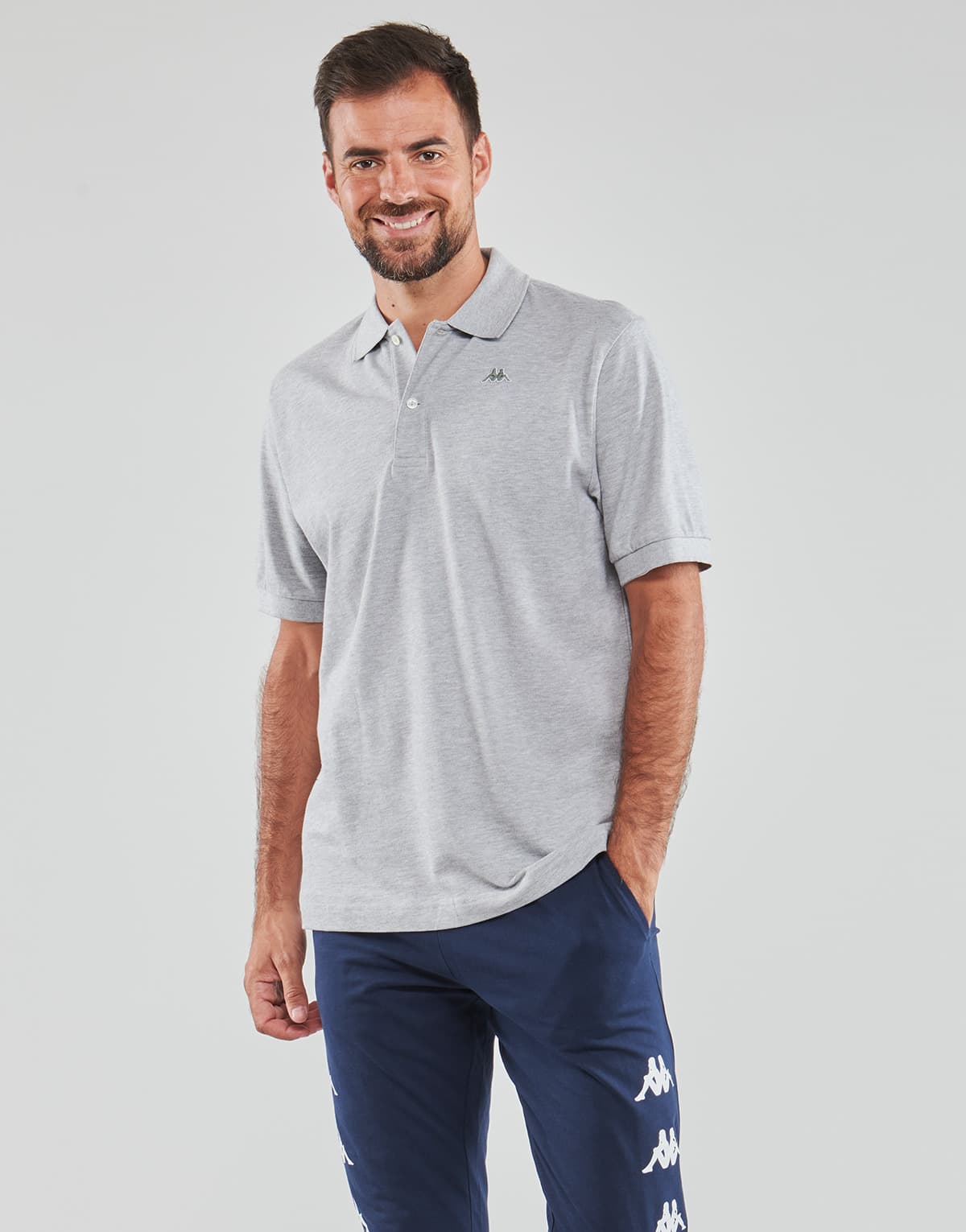 Men's Sports T-Shirts Kappa Gray