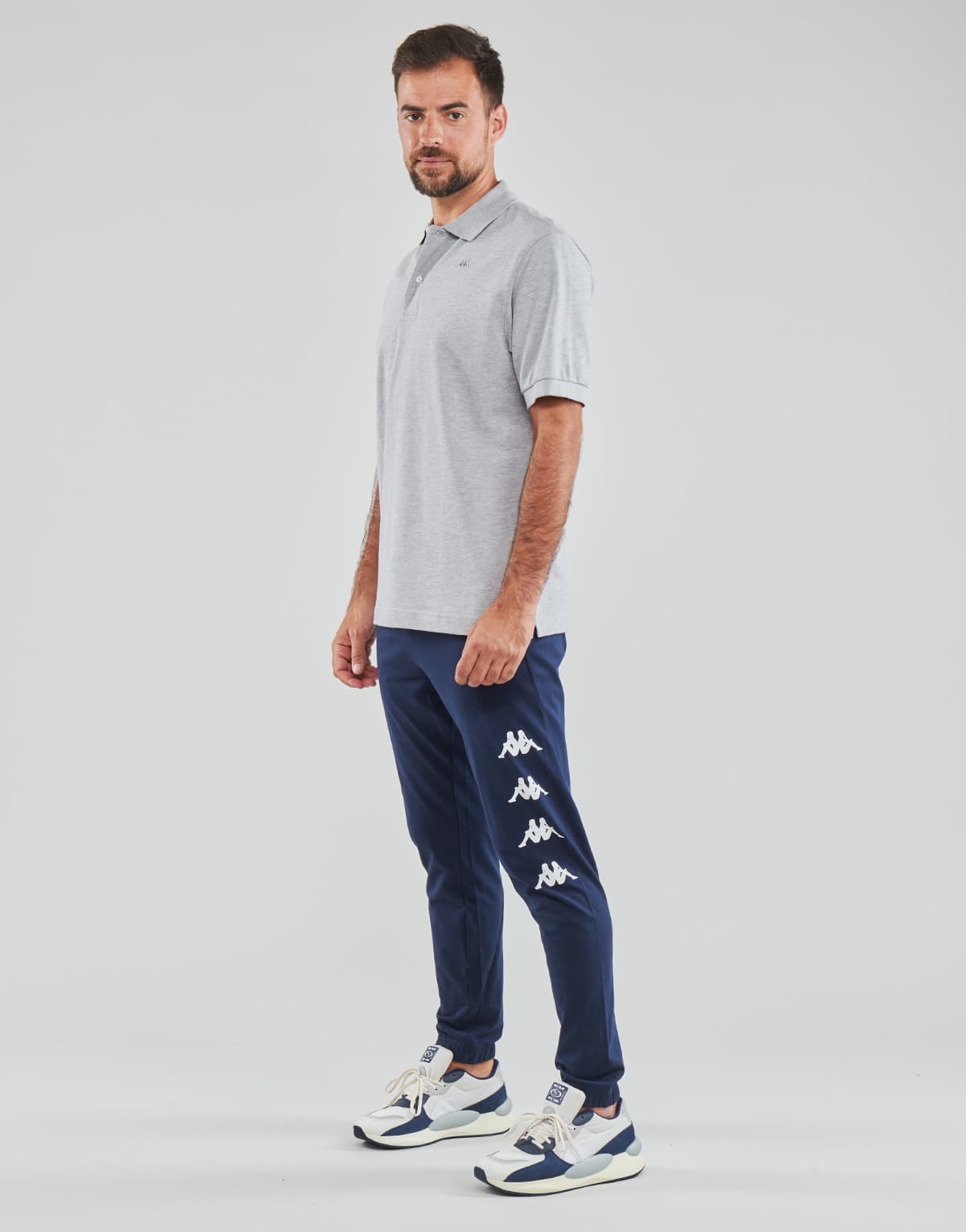 Men's Sports T-Shirts Kappa Gray