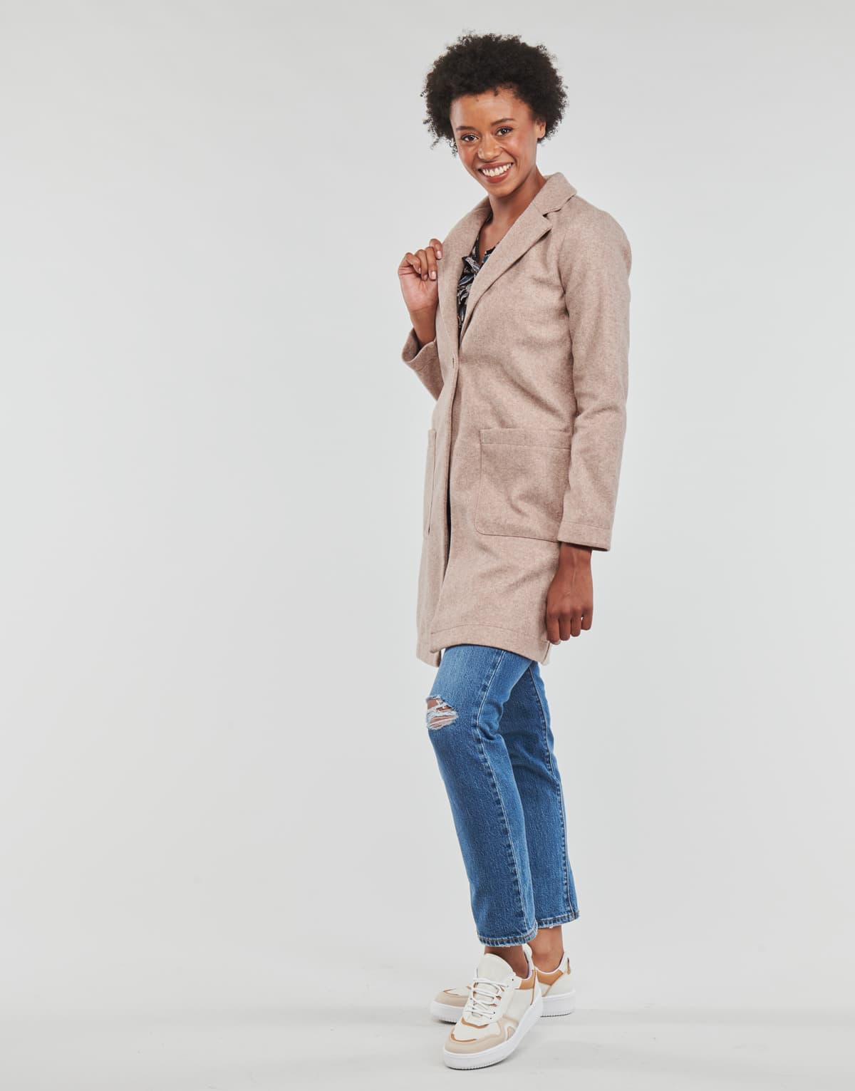 Women's Coats JDY Beige