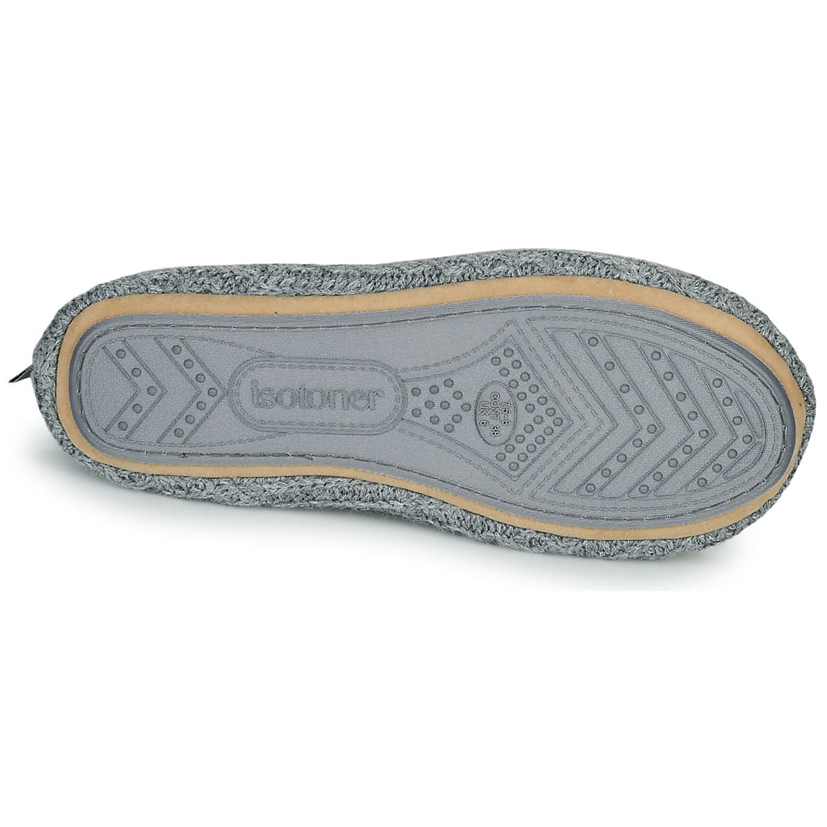 Women's House Slippers Isotoner Gray