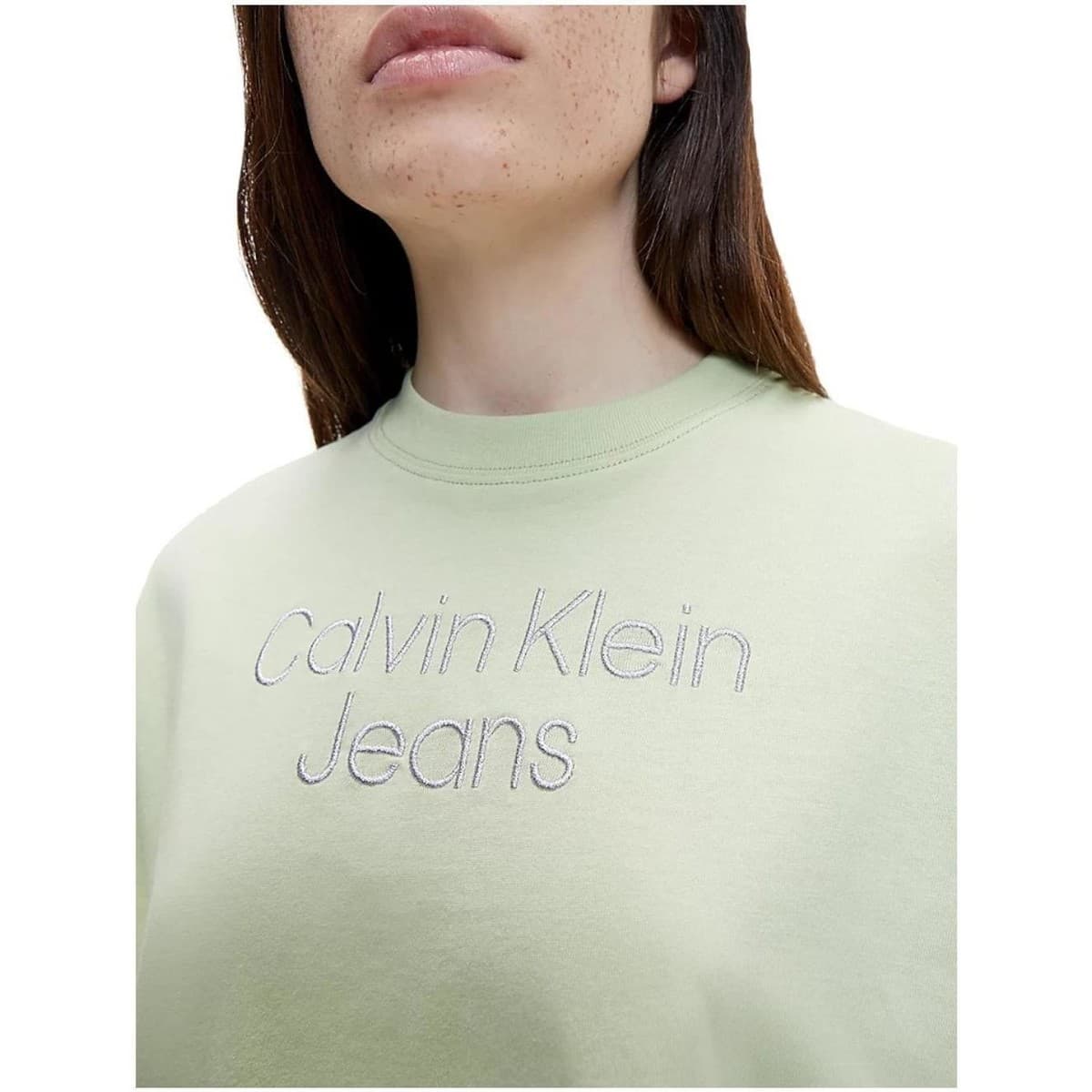 Women's T-Shirts Calvin Klein Green