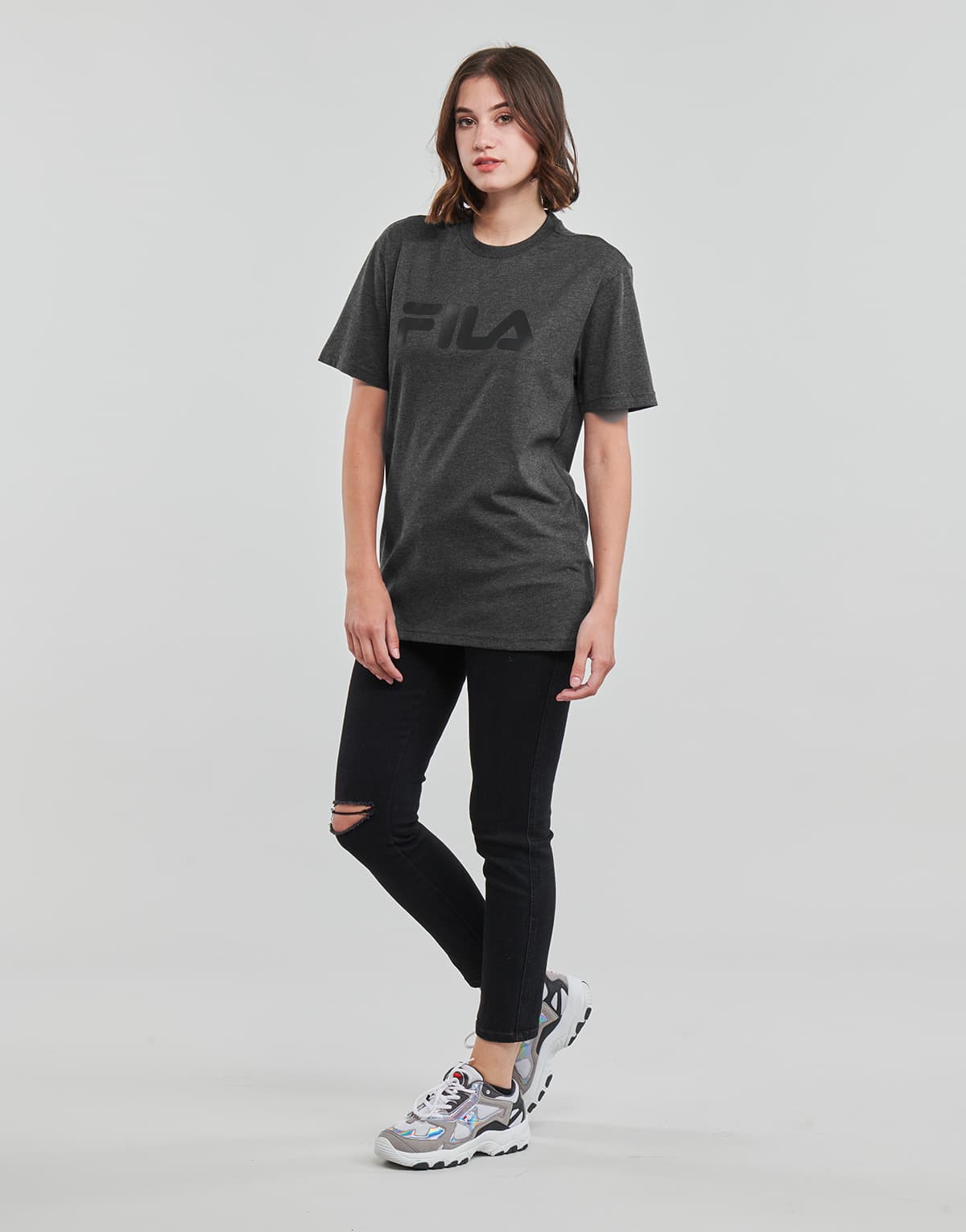 Women's T-Shirts Fila Gray