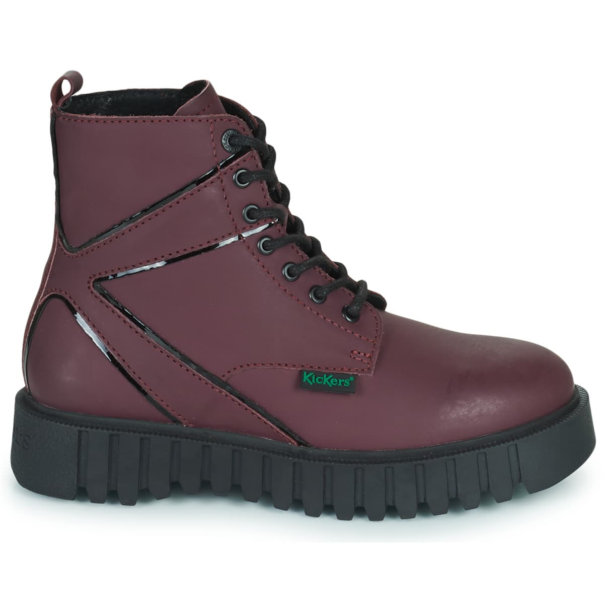 Women's Boots Kickers Bordeaux