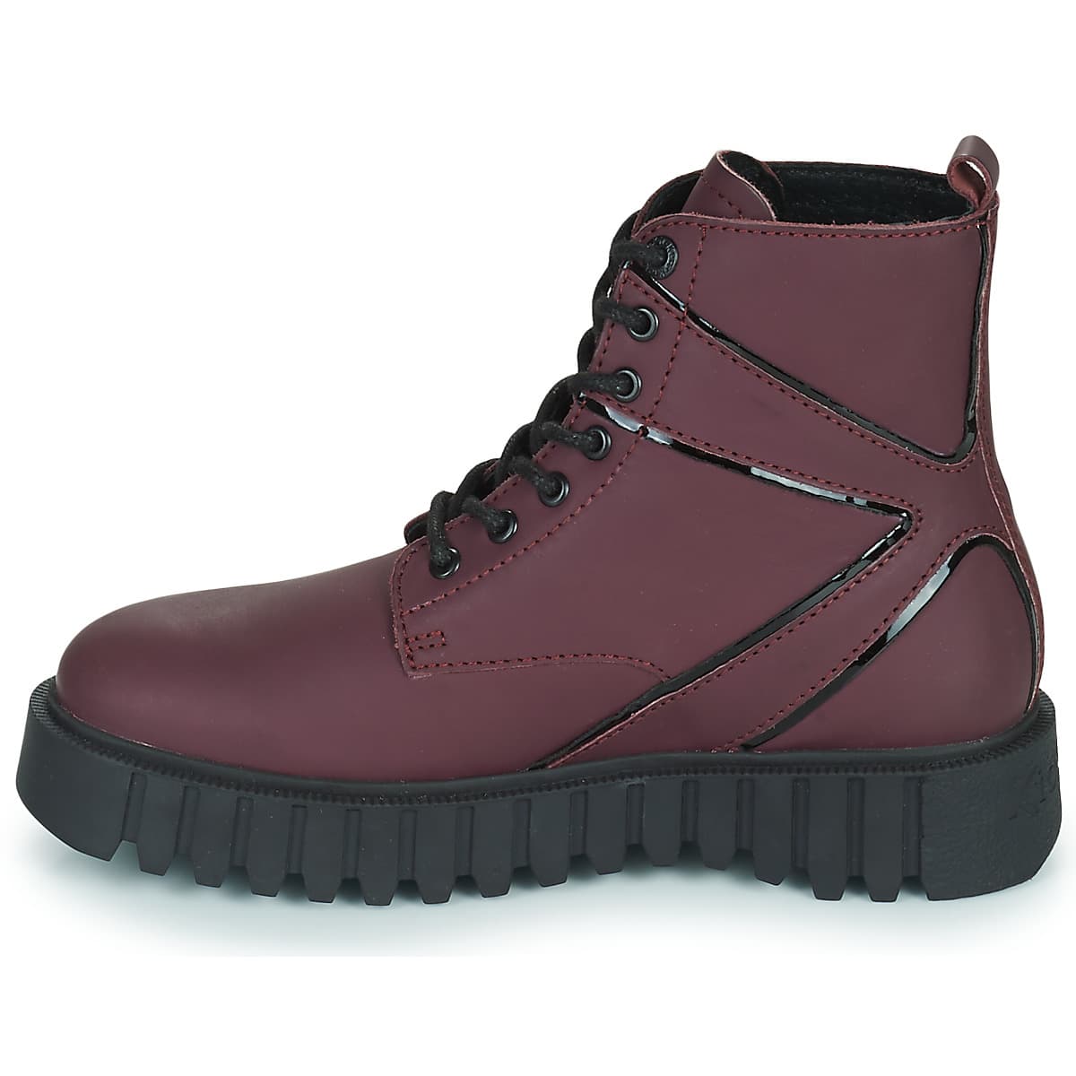 Women's Boots Kickers Bordeaux