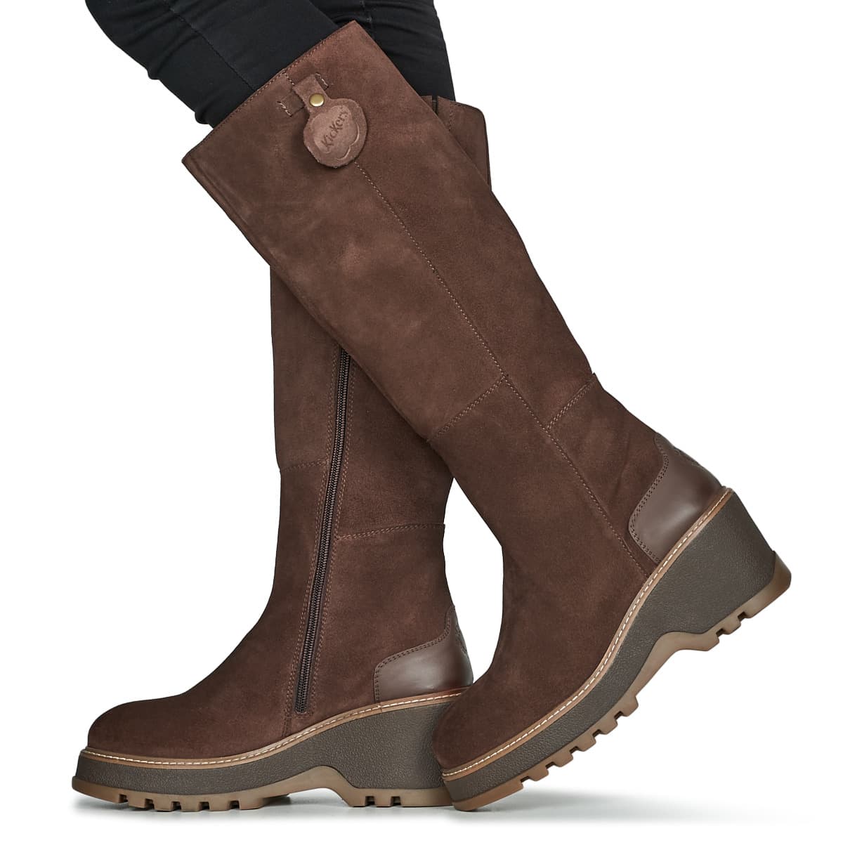 Women's Boots Kickers Brown