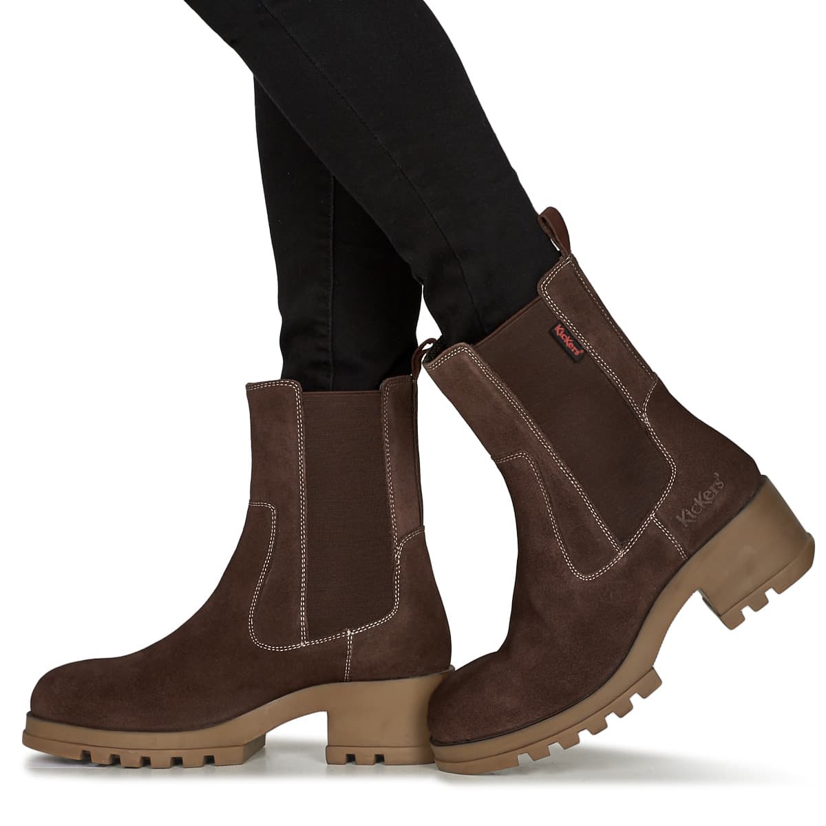 Women's Ankle Boots Kickers Brown