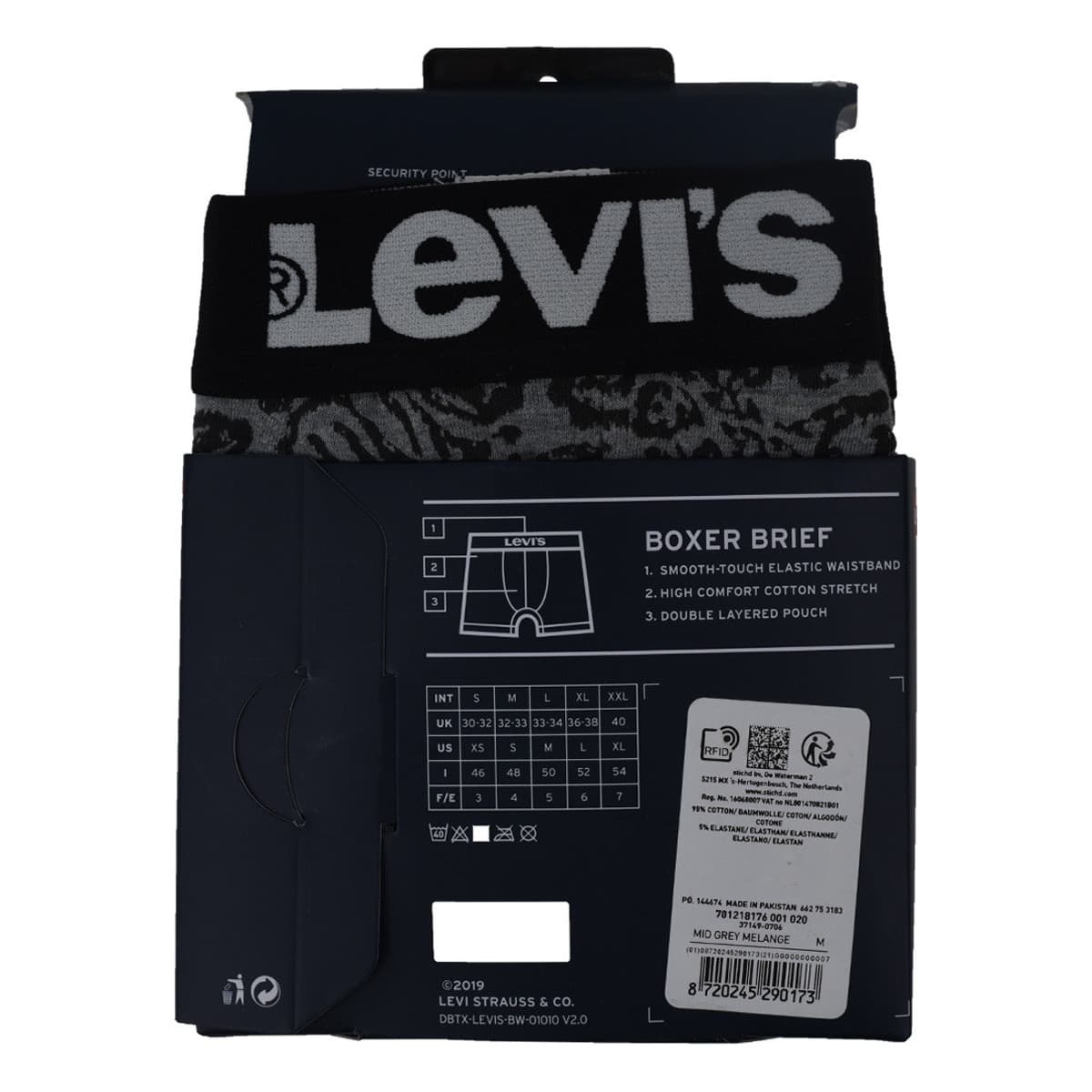 Men's Boxer Briefs Levis Black