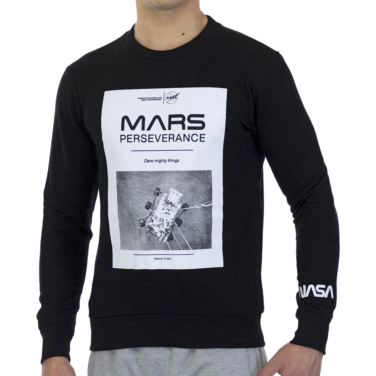 Men's Sports T-Shirts Nasa Black