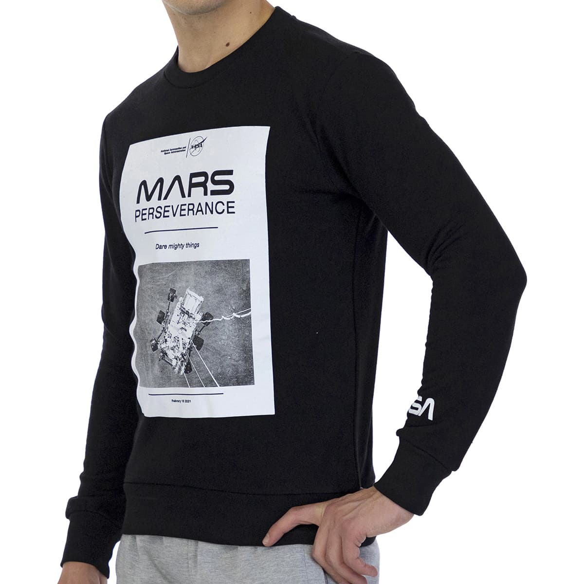 Men's Sports T-Shirts Nasa Black