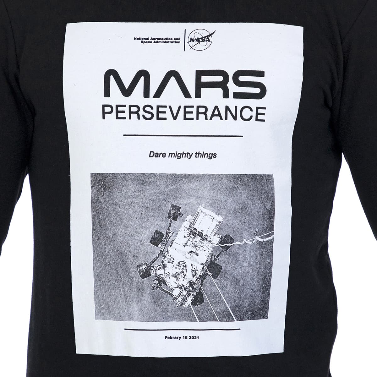 Men's Sports T-Shirts Nasa Black