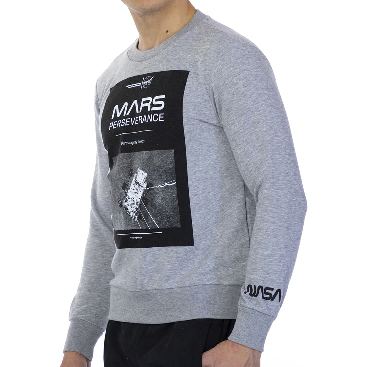 Men's Sports T-Shirts Nasa Gray