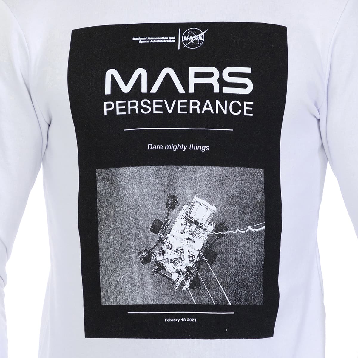 Men's Sports T-Shirts Nasa White
