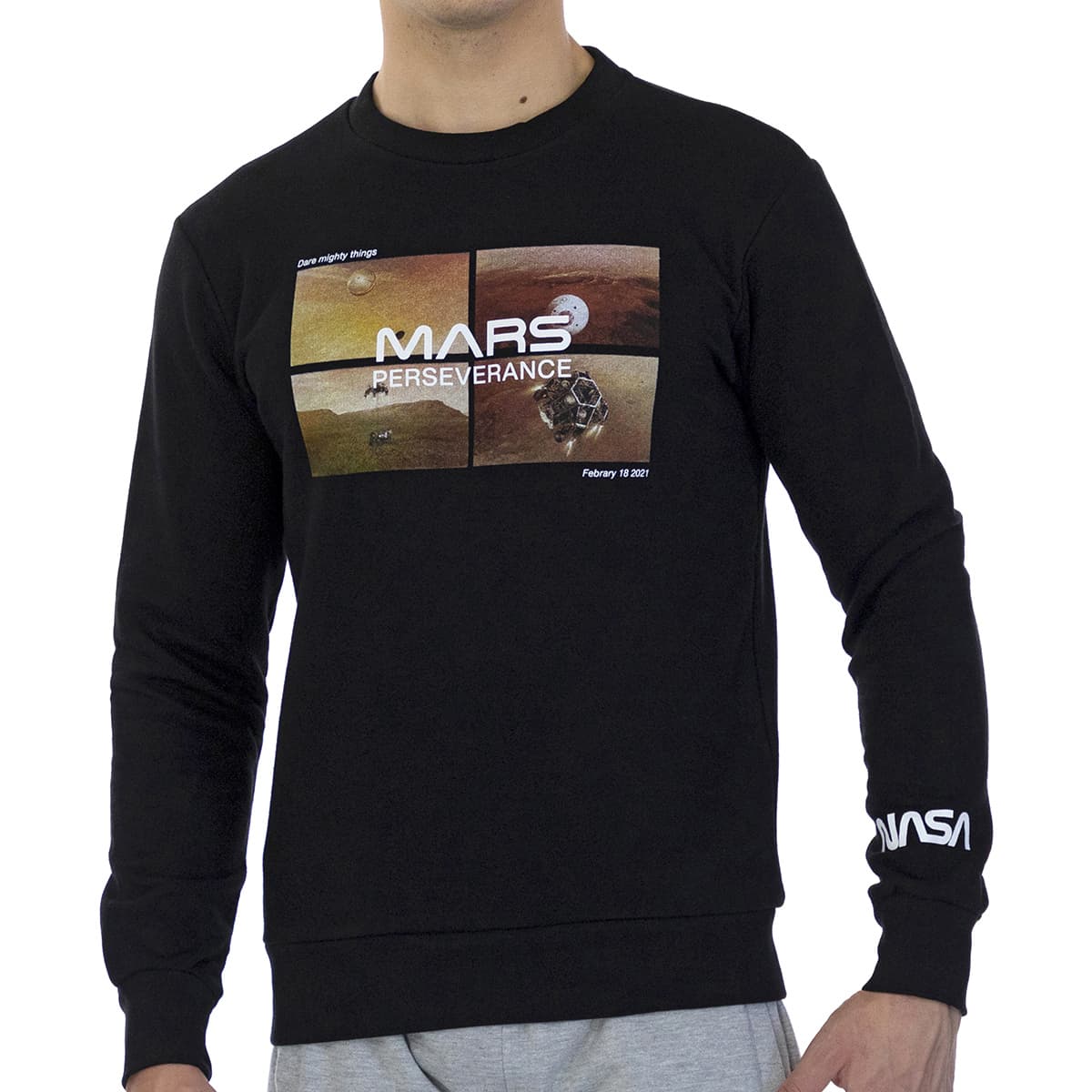 Men's Sports T-Shirts Nasa Black