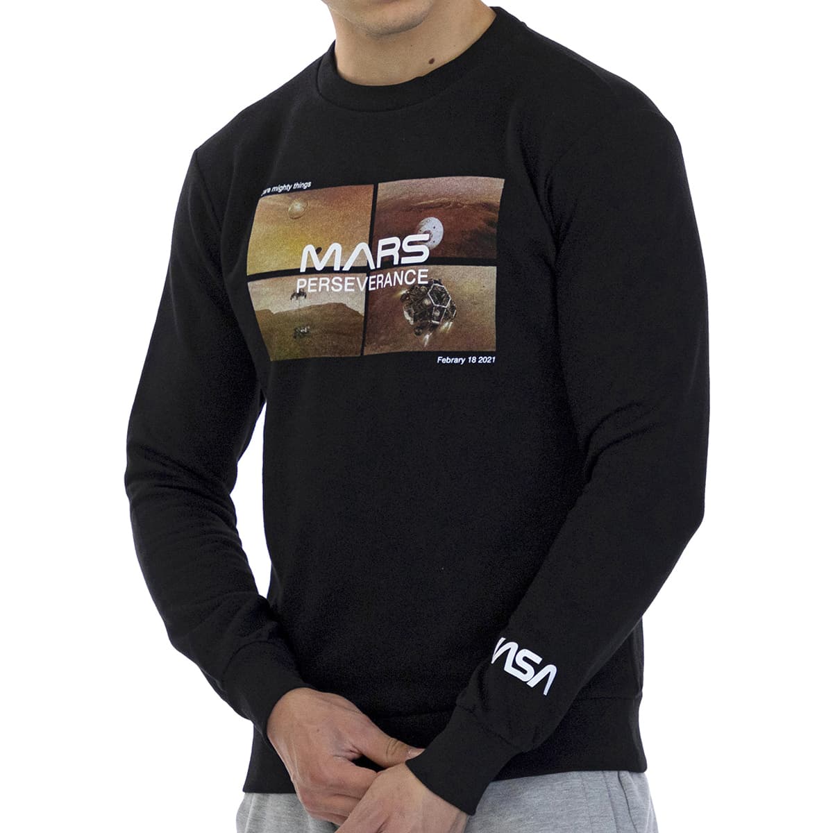 Men's Sports T-Shirts Nasa Black