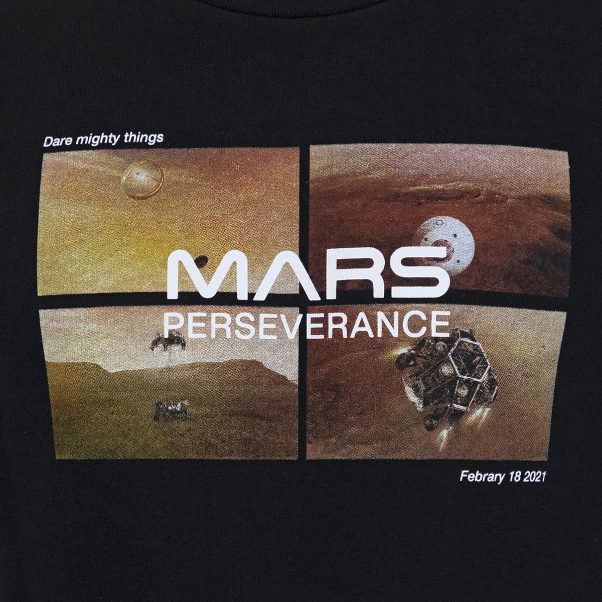 Men's Sports T-Shirts Nasa Black