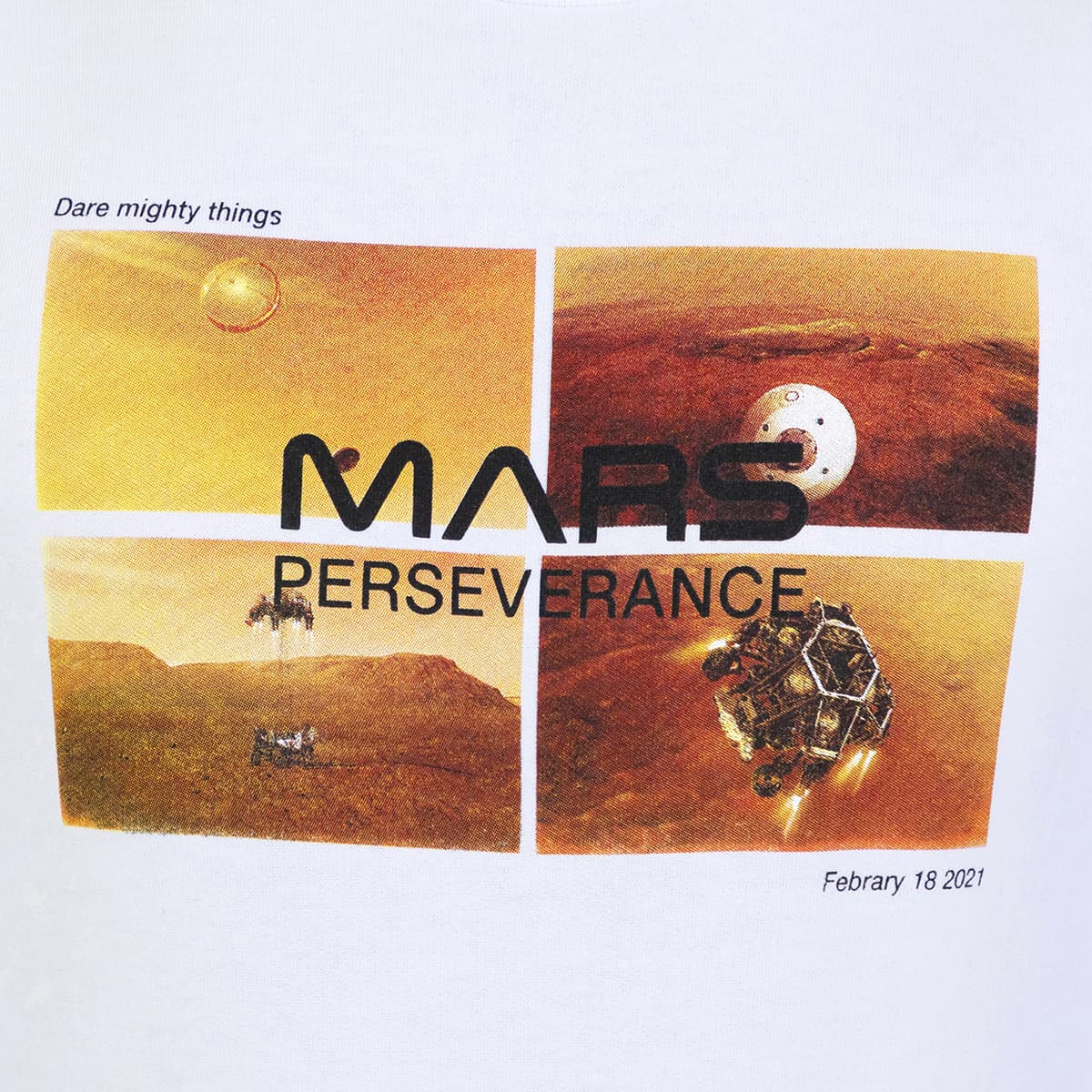 Men's Sports T-Shirts Nasa White