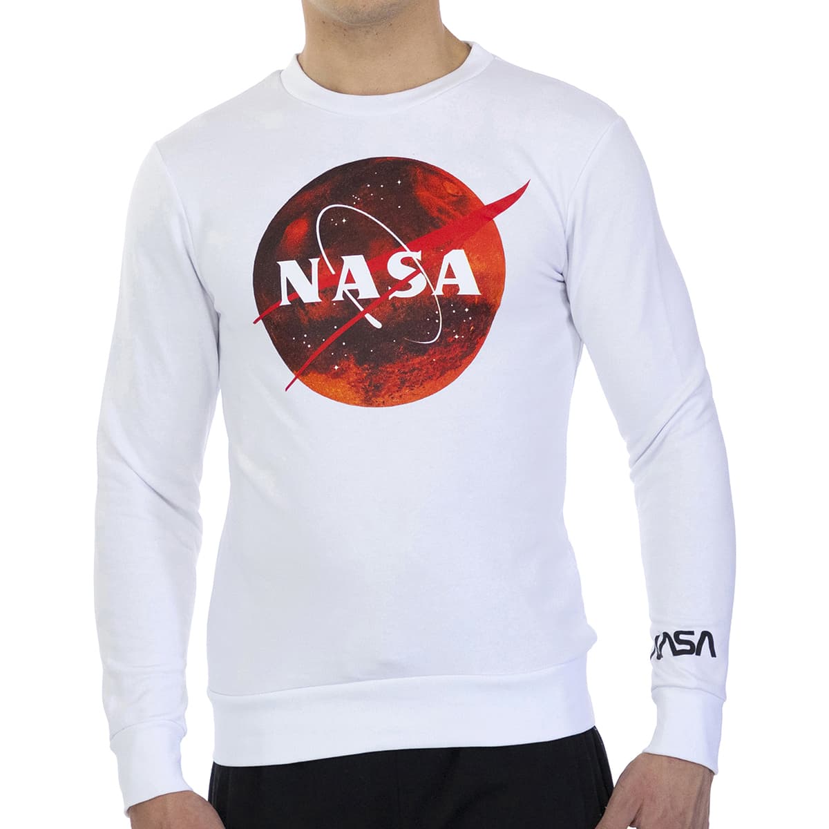 Men's Sports T-Shirts Nasa White