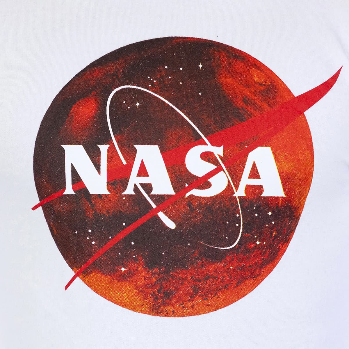 Men's Sports T-Shirts Nasa White