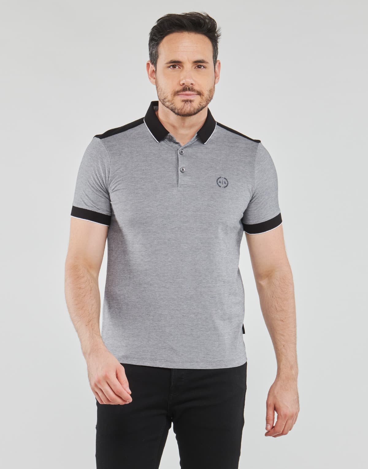Men's Polo Shirts Armani Exchange Gray