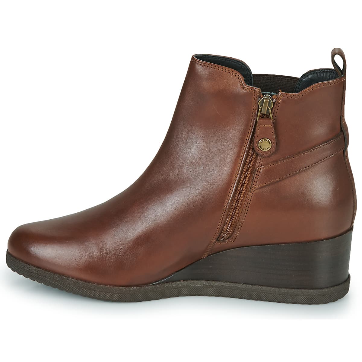 Women's Ankle Boots Geox Brown