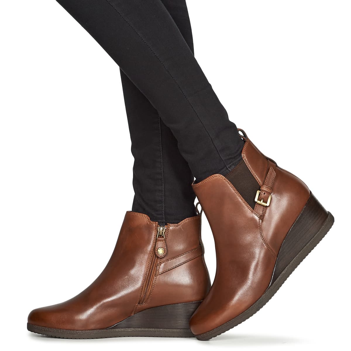 Women's Ankle Boots Geox Brown