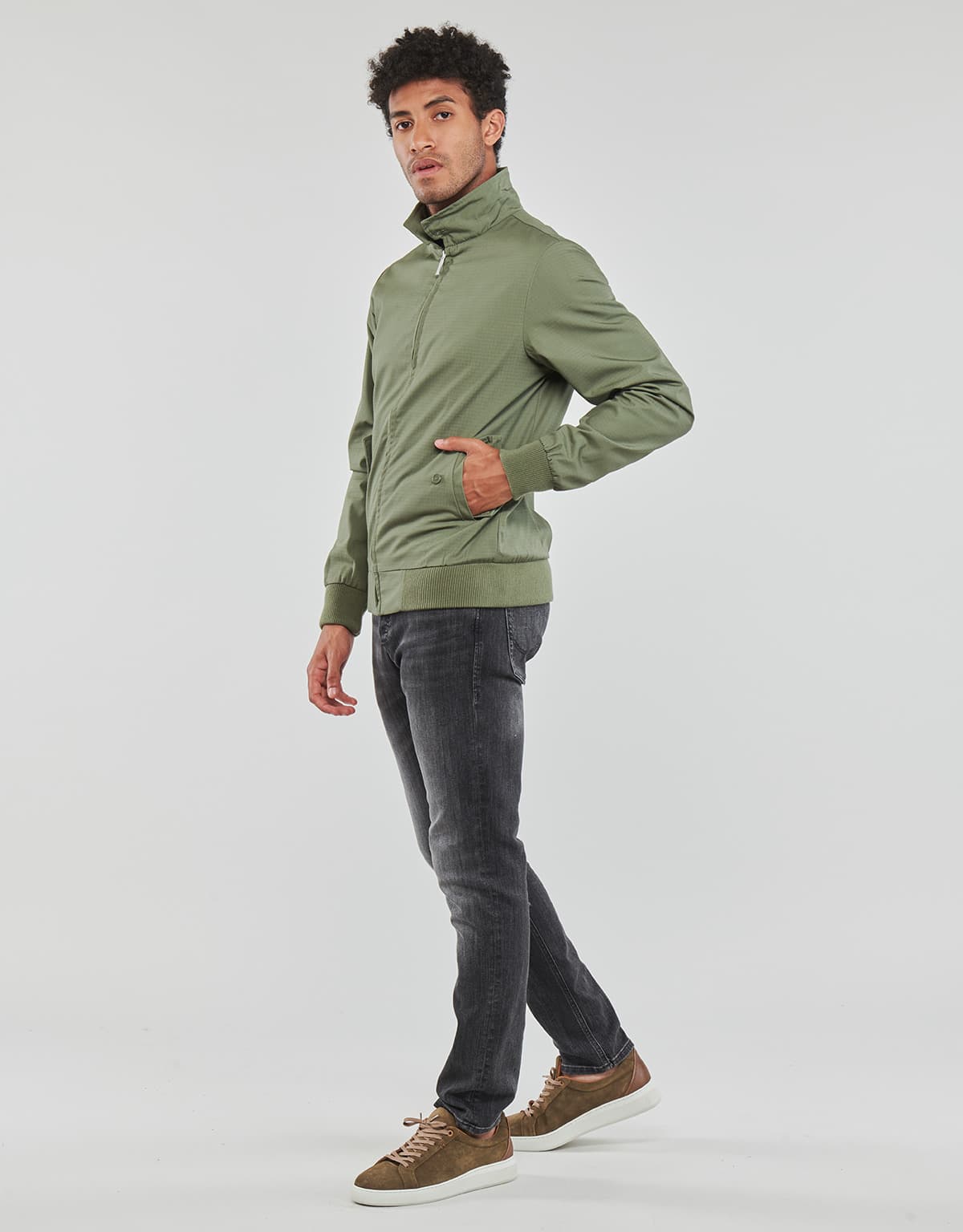 Men's Jackets Harrington Khaki